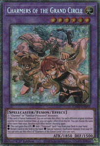 Charmers of the Grand Circle (Starlight Rare) - THE CHRONICLES DECK: Spirit Charmers (All-Foil Edition) (CH02) #CH02-EN041 - Starlight Rare YuGiOh Trading Card
