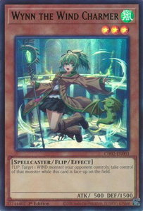 Wynn the Wind Charmer (Ultra Rare) - THE CHRONICLES DECK: Spirit Charmers (All-Foil Edition) (CH02) #CH02-EN003 - Ultra Rare YuGiOh Trading Card