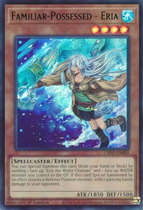 Familiar-Possessed - Eria - THE CHRONICLES DECK: Spirit Charmers (All-Foil Edition) (CH02) #CH02-EN005 - Ultra Rare YuGiOh Trading Card