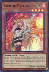 Familiar-Possessed - Hiita - THE CHRONICLES DECK: Spirit Charmers (All-Foil Edition) (CH02) #CH02-EN006 - Ultra Rare YuGiOh Trading Card