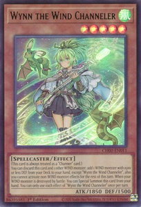 Wynn the Wind Channeler - THE CHRONICLES DECK: Spirit Charmers (All-Foil Edition) (CH02) #CH02-EN011 - Ultra Rare YuGiOh Trading Card