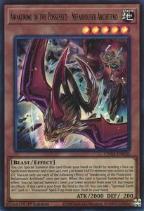 Awakening of the Possessed - Nefariouser Archfiend - THE CHRONICLES DECK: Spirit Charmers (All-Foil Edition) (CH02) #CH02-EN020 - Ultra Rare YuGiOh Trading Card