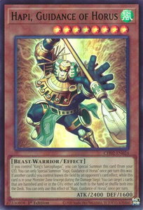 Hapi, Guidance of Horus - THE CHRONICLES DECK: Spirit Charmers (All-Foil Edition) (CH02) #CH02-EN024 - Ultra Rare YuGiOh Trading Card