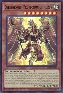 Qebehsenuef, Protection of Horus - THE CHRONICLES DECK: Spirit Charmers (All-Foil Edition) (CH02) #CH02-EN025 - Ultra Rare YuGiOh Trading Card