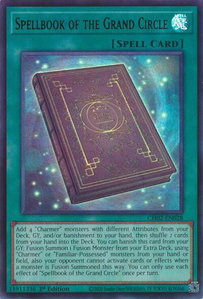 Spellbook of the Grand Circle (Ultra Rare) - THE CHRONICLES DECK: Spirit Charmers (All-Foil Edition) (CH02) #CH02-EN028 - Ultra Rare YuGiOh Trading Card