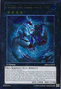 Number C32: Shark Drake Veiss (UTR) - Abyss Rising (ABYR) #ABYR-EN039 - Ultimate Rare YuGiOh Trading Card