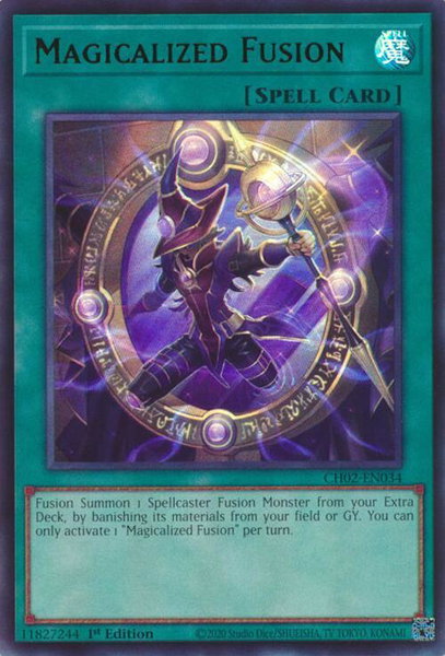 Magicalized Fusion trading card from THE CHRONICLES DECK: Spirit Charmers (All-Foil Edition) Magicalized Fusion - THE CHRONICLES DECK: Spirit Charmers (All-Foil Edition) YuGiOh trading card