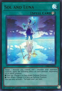 Sol and Luna - THE CHRONICLES DECK: Spirit Charmers (All-Foil Edition) (CH02) #CH02-EN036 - Ultra Rare YuGiOh Trading Card