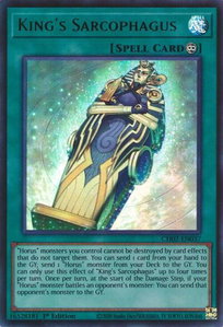 King's Sarcophagus - THE CHRONICLES DECK: Spirit Charmers (All-Foil Edition) (CH02) #CH02-EN037 - Ultra Rare YuGiOh Trading Card