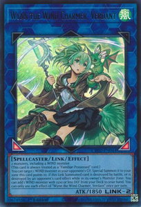 Wynn the Wind Charmer, Verdant - THE CHRONICLES DECK: Spirit Charmers (All-Foil Edition) (CH02) #CH02-EN044 - Ultra Rare YuGiOh Trading Card