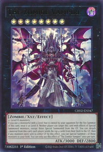 The Zombie Vampire - THE CHRONICLES DECK: Spirit Charmers (All-Foil Edition) (CH02) #CH02-EN047 - Ultra Rare YuGiOh Trading Card