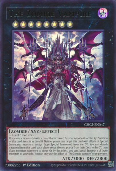 The Zombie Vampire trading card from THE CHRONICLES DECK: Spirit Charmers (All-Foil Edition) The Zombie Vampire - THE CHRONICLES DECK: Spirit Charmers (All-Foil Edition) YuGiOh trading card