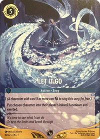 Let It Go (Disney Lorcana Challenge) - Disney Lorcana Promo Cards (DLPC) #10 - Promo Disney Lorcana Trading Card