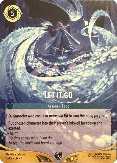 Let It Go (Disney Lorcana Challenge) - Disney Lorcana Promo Cards Disney Lorcana trading card