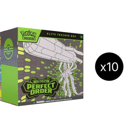 Perfect Order Elite Trainer Box Case - ME03: Perfect Order Pokémon trading card