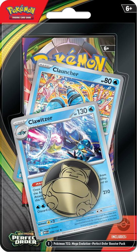 Perfect Order Premium Checklane Blister [Clawitzer Line] - ME03: Perfect Order Pokémon trading card