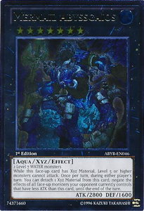Mermail Abyssgaios (UTR) - Abyss Rising (ABYR) #ABYR-EN046 - Ultimate Rare YuGiOh Trading Card