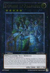 Empress of Prophecy (UTR) - Abyss Rising (ABYR) #ABYR-EN047 - Ultimate Rare YuGiOh Trading Card