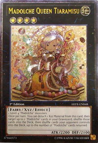 Madolche Queen Tiaramisu (UTR) - Abyss Rising (ABYR) #ABYR-EN048 - Ultimate Rare YuGiOh Trading Card