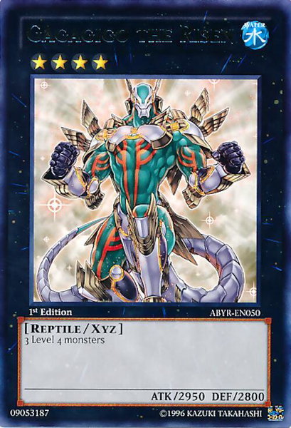 Gagagigo the Risen trading card from Abyss Rising Gagagigo the Risen - Abyss Rising YuGiOh trading card