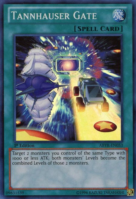 Tannhauser Gate - Abyss Rising YuGiOh trading card