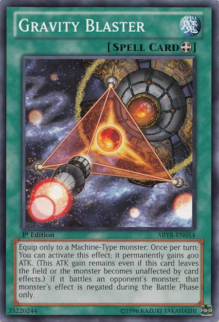 Gravity Blaster - Abyss Rising YuGiOh trading card