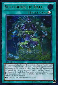Spellbook of Fate (UTR) - Abyss Rising (ABYR) #ABYR-EN059 - Ultimate Rare YuGiOh Trading Card