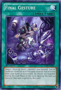 Final Gesture - Abyss Rising (ABYR) #ABYR-EN063 - Common / Short Print YuGiOh Trading Card