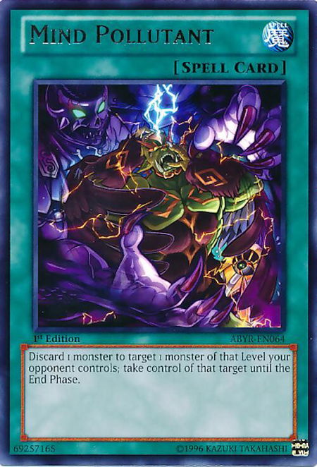 Mind Pollutant - Abyss Rising YuGiOh trading card
