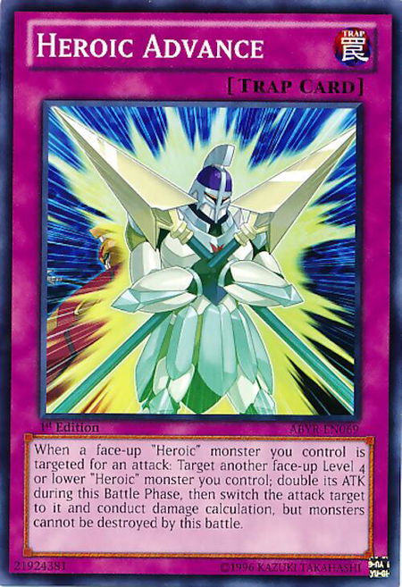 Heroic Advance - Abyss Rising YuGiOh trading card