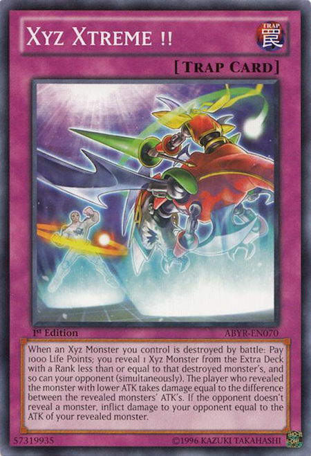 Xyz Xtreme !! - Abyss Rising YuGiOh trading card
