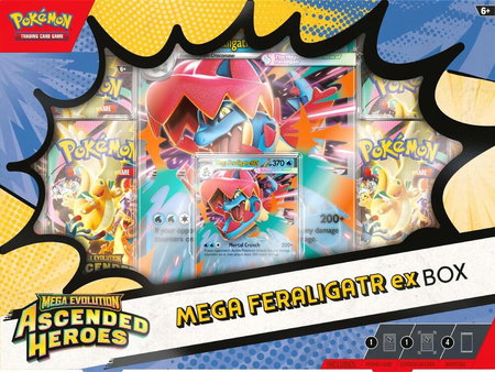 Ascended Heroes Mega Feraligatr ex Box - ME: Ascended Heroes Pokémon trading card