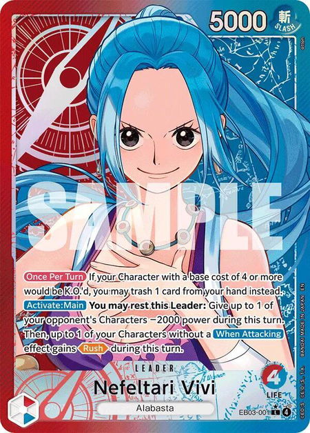 Nefeltari Vivi (001) (Alternate Art) - Extra Booster: One Piece Heroines Edition One Piece trading card