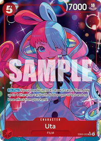 Uta (003) (Alternate Art) - Extra Booster: One Piece Heroines Edition (EB-03) #EB03-003 - Super Rare One Piece Trading Card