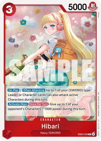 Hibari - Extra Booster: One Piece Heroines Edition (EB-03) #EB03-008 - Rare One Piece Trading Card