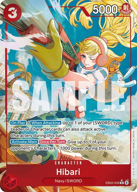Hibari (Alternate Art) - Extra Booster: One Piece Heroines Edition One Piece trading card