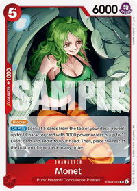 Monet - Extra Booster: One Piece Heroines Edition (EB-03) #EB03-010 - Rare One Piece Trading Card