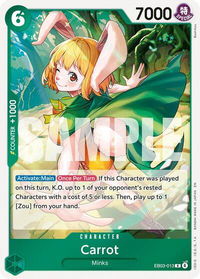 Carrot - Extra Booster: One Piece Heroines Edition (EB-03) #EB03-013 - Rare One Piece Trading Card