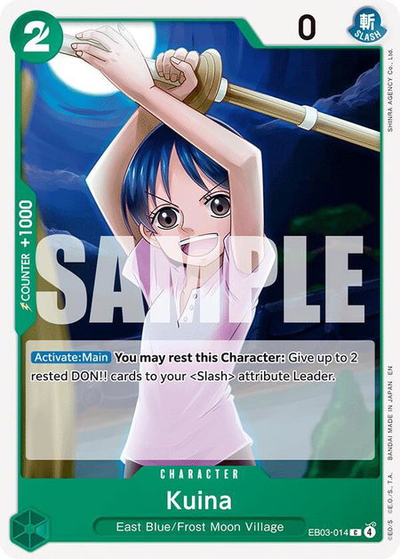 Kuina - Extra Booster: One Piece Heroines Edition One Piece trading card