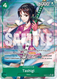 Tashigi (Alternate Art) - Extra Booster: One Piece Heroines Edition (EB-03) #EB03-018 - Super Rare One Piece Trading Card
