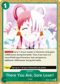 There You Are, Sore Loser! - Extra Booster: One Piece Heroines Edition (EB-03) #EB03-020 - Common One Piece Trading Card