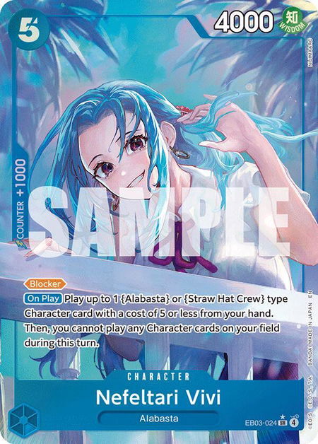 Nefeltari Vivi (024) (Alternate Art) - Extra Booster: One Piece Heroines Edition One Piece trading card