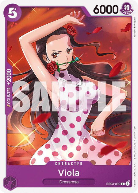 Viola trading card from Extra Booster: One Piece Heroines Edition Viola - Extra Booster: One Piece Heroines Edition One Piece trading card