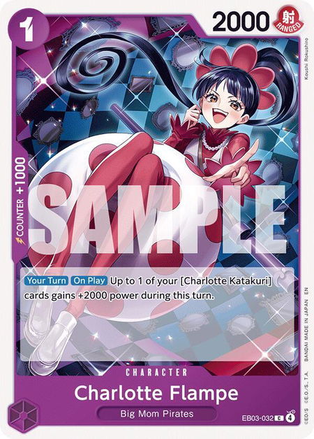 Charlotte Flampe trading card from Extra Booster: One Piece Heroines Edition Charlotte Flampe - Extra Booster: One Piece Heroines Edition One Piece trading card