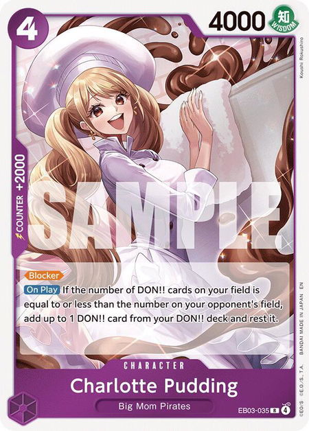 Charlotte Pudding trading card from Extra Booster: One Piece Heroines Edition Charlotte Pudding - Extra Booster: One Piece Heroines Edition One Piece trading card