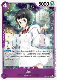 Lim - Extra Booster: One Piece Heroines Edition (EB-03) #EB03-037 - Rare One Piece Trading Card