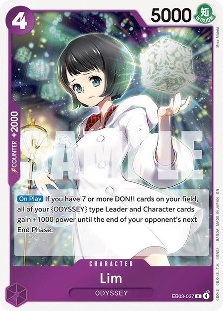 Lim trading card from Extra Booster: One Piece Heroines Edition Lim - Extra Booster: One Piece Heroines Edition One Piece trading card