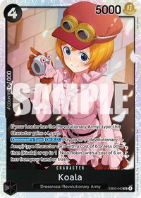 Koala - Extra Booster: One Piece Heroines Edition (EB-03) #EB03-042 - Super Rare One Piece Trading Card