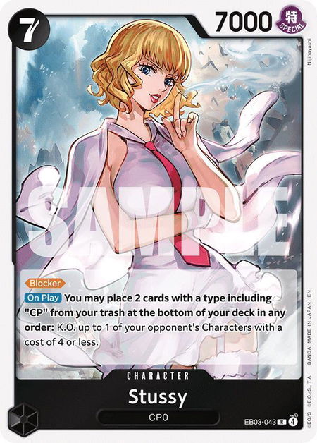 Stussy - Extra Booster: One Piece Heroines Edition One Piece trading card