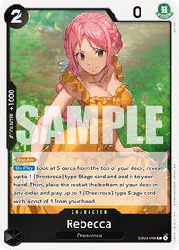 Rebecca - Extra Booster: One Piece Heroines Edition (EB-03) #EB03-048 - Rare One Piece Trading Card